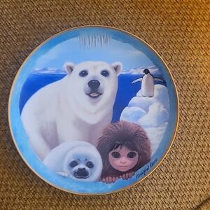 Margaret Keane collector plate